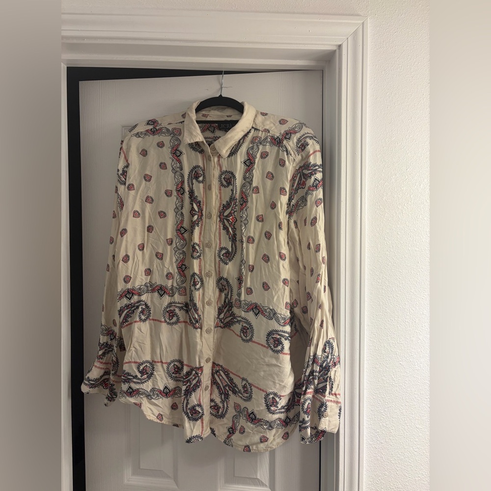 J.CREW silk blouse